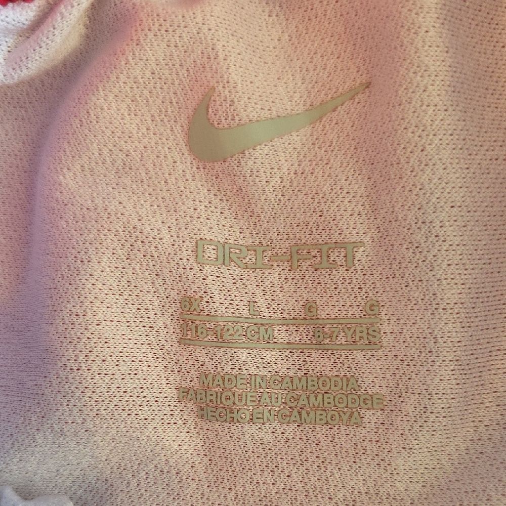 Red Athletic Shorts with Swoosh Logo - Picture 2 of 6